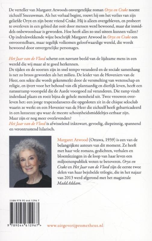 Achterkant van Omnibus:Oryx en Crake - het jaar van de vloed
