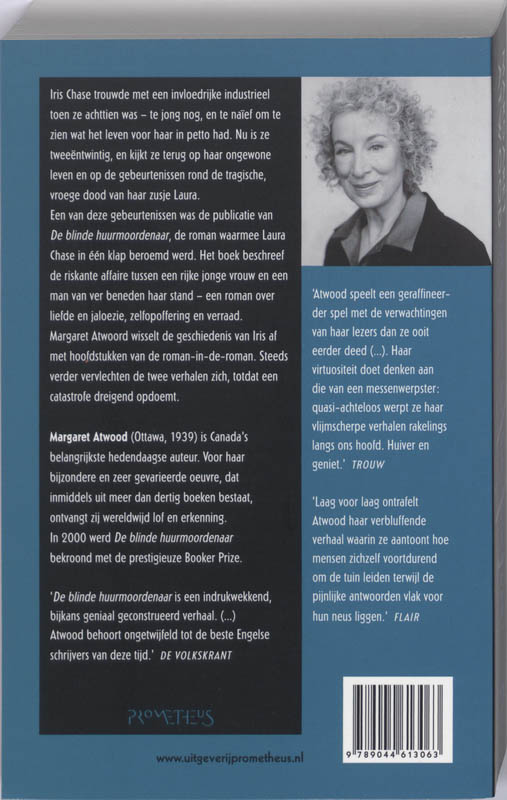 Achterkant van Blinde huurmoordenaar