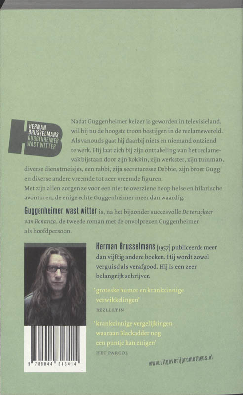 Achterkant van Guggenheimer wast witter