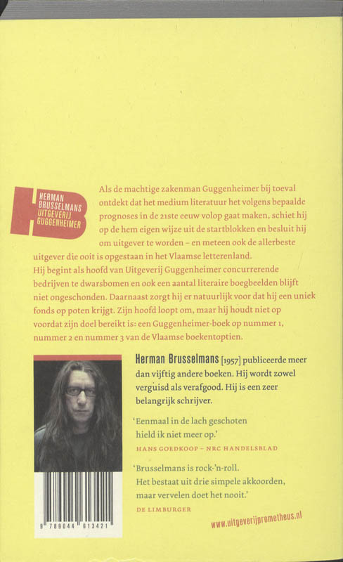 Achterkant van Uitgeverij Guggenheimer
