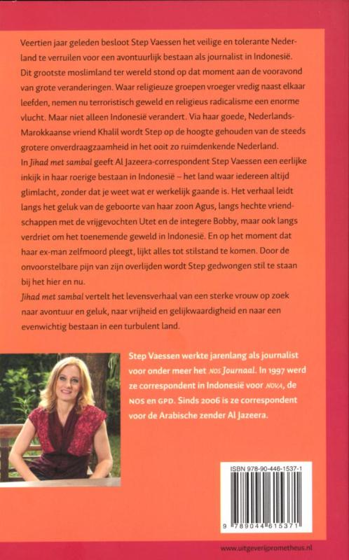 Achterkant van Jihad met sambal
