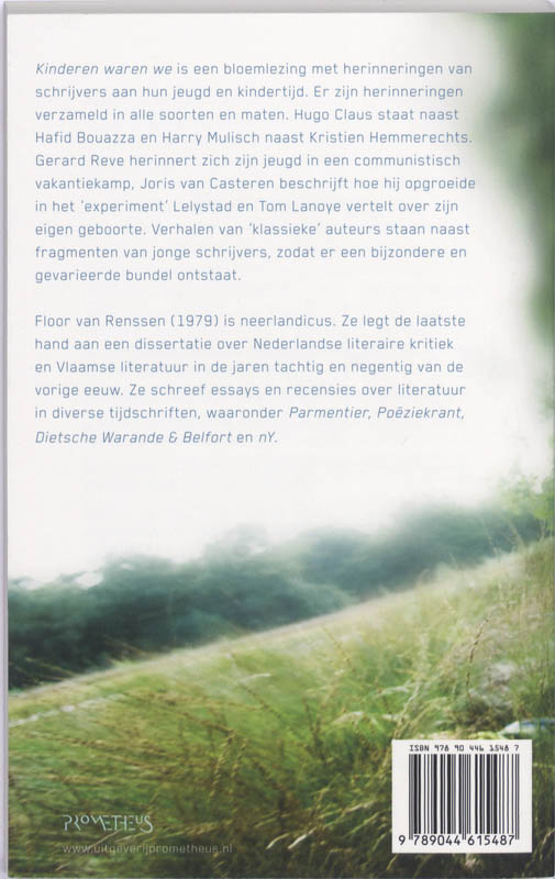 Achterkant van Kinderen waren we
