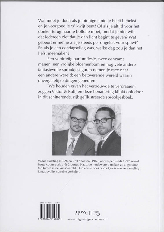 Achterkant van Viktor en Rolf Sprookjes