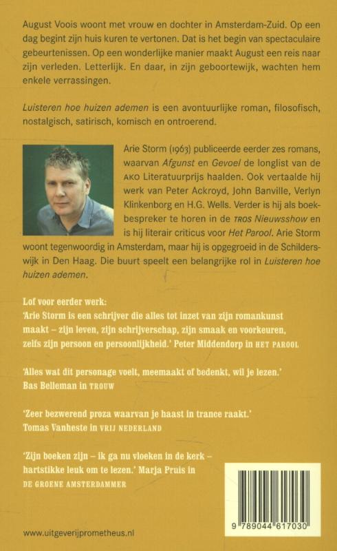 Achterkant van Luisteren hoe huizen ademen