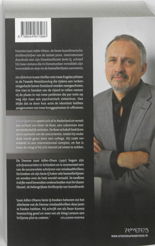 Achterkant van Het Alfabethuis De bedrijfsterrorist