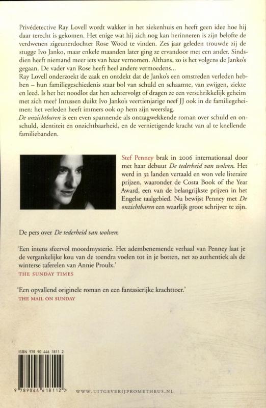 Achterkant van De onzichtbaren