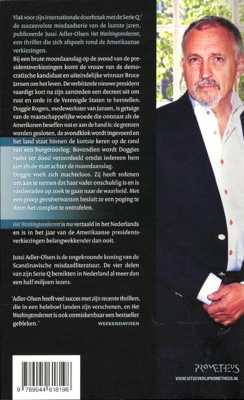 Achterkant van Het Washington decreet