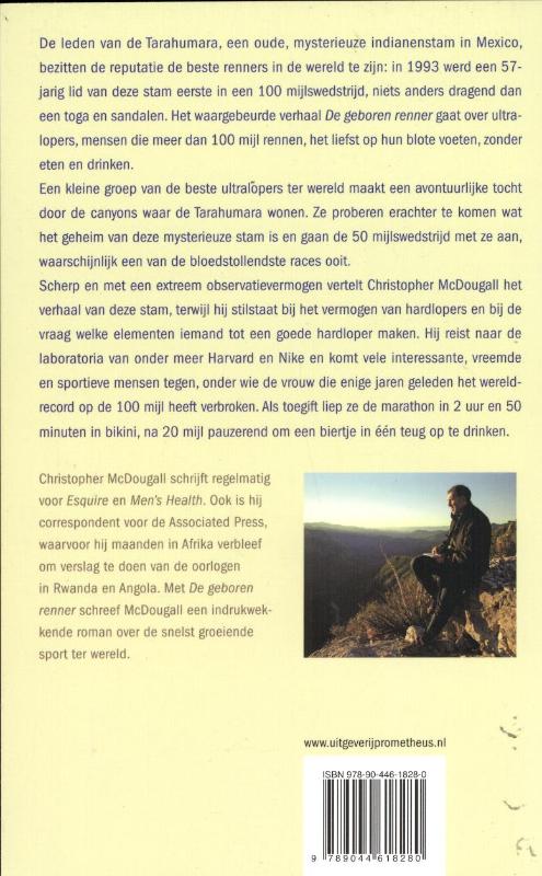 Achterkant van De geboren renner