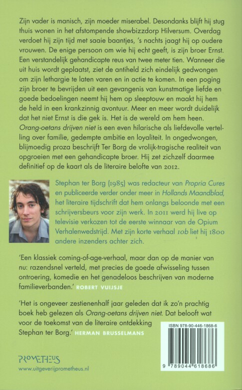 Achterkant van Orang-oetans drijven niet