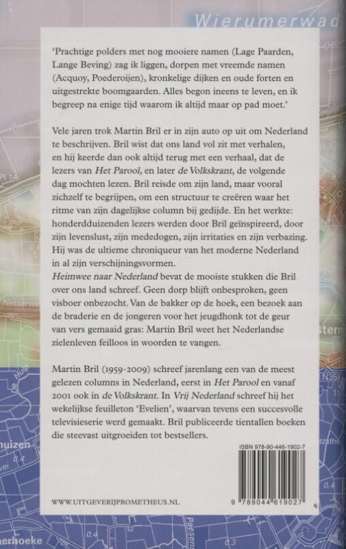 Achterkant van Heimwee naar Nederland