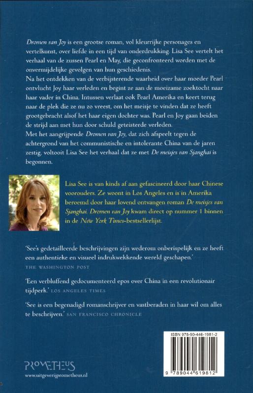 Achterkant van Dromen van Joy