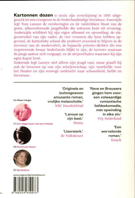 Achterkant van Kartonnen dozen