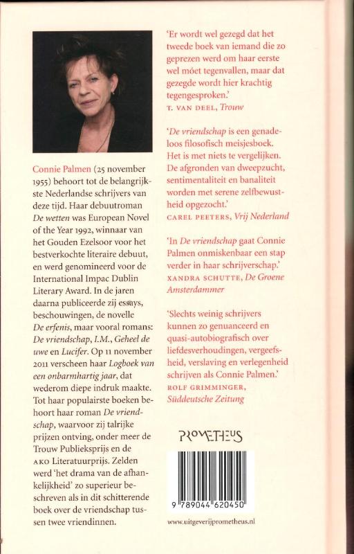 Achterkant van De vriendschap