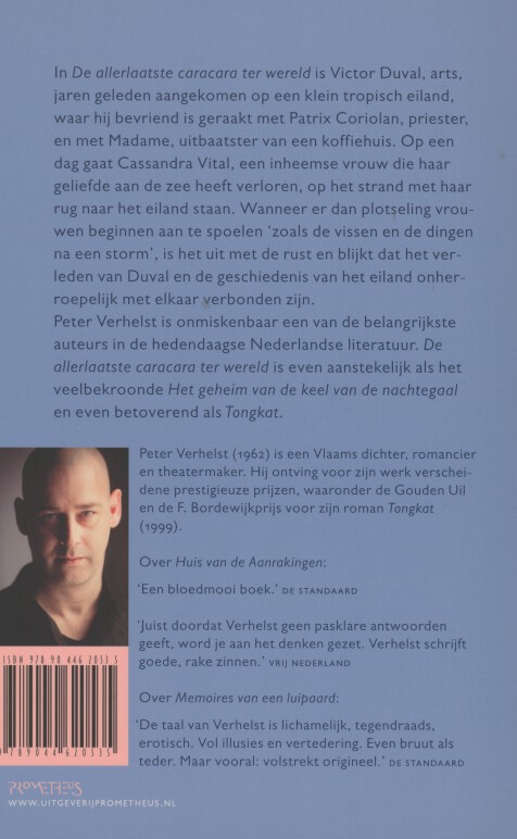 Achterkant van De allerlaatste caracara ter wereld