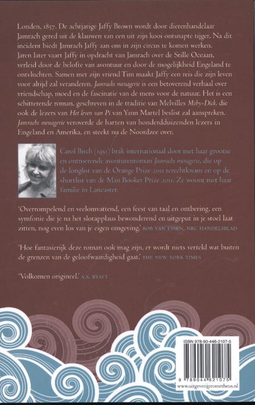Achterkant van Jamrach's menagerie