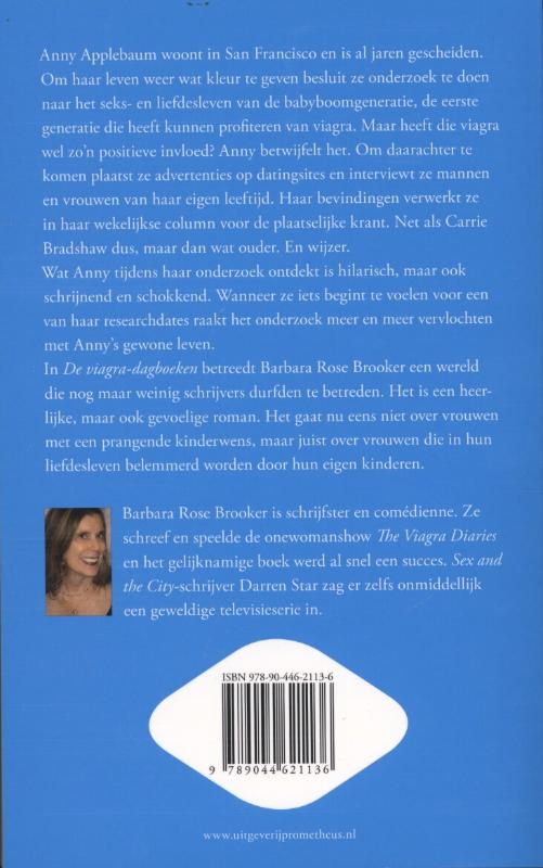 Achterkant van De viagra dagboeken