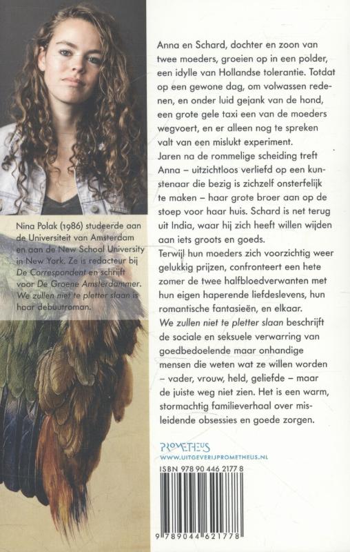 Achterkant van We zullen niet te pletter slaan