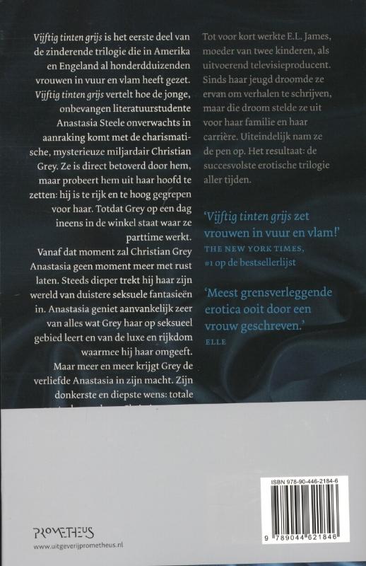 Achterkant van Vijftig tinten grijs