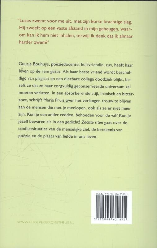 Achterkant van Zachte riten