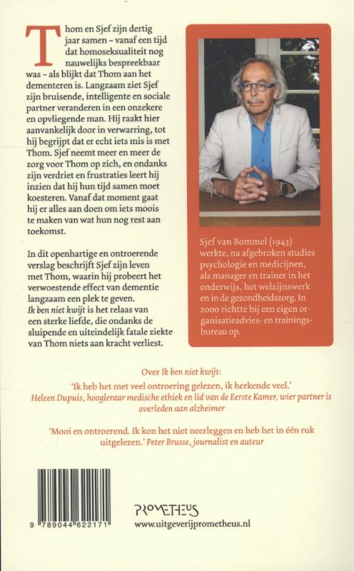 Achterkant van Ik ben niet kwijt
