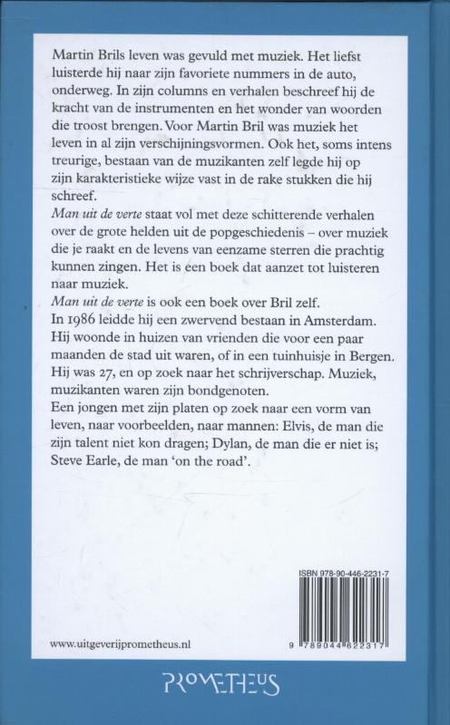 Achterkant van Man uit de verte