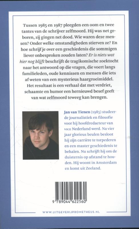 Achterkant van Er is niets wat hier nog blijft