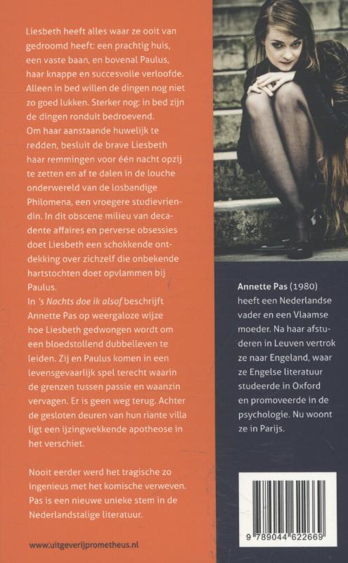 Achterkant van 's Nachts doe ik alsof