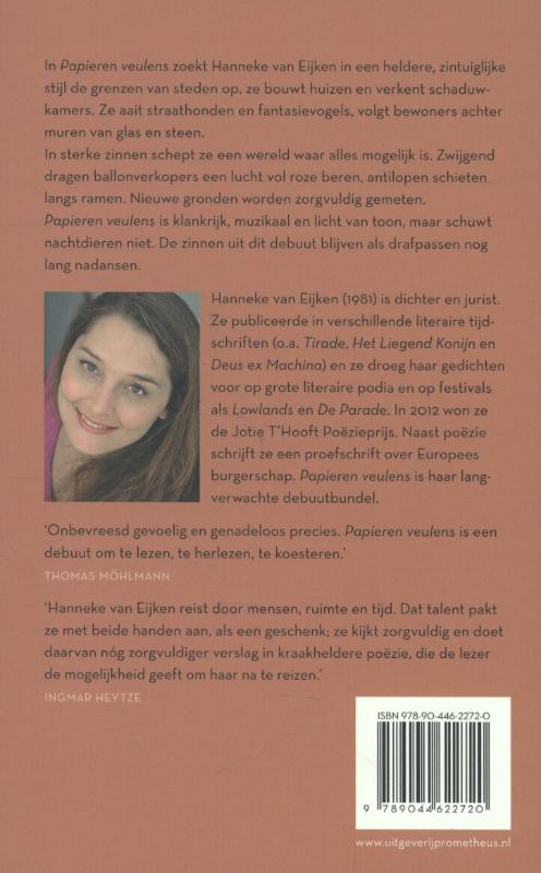 Achterkant van Papieren veulens