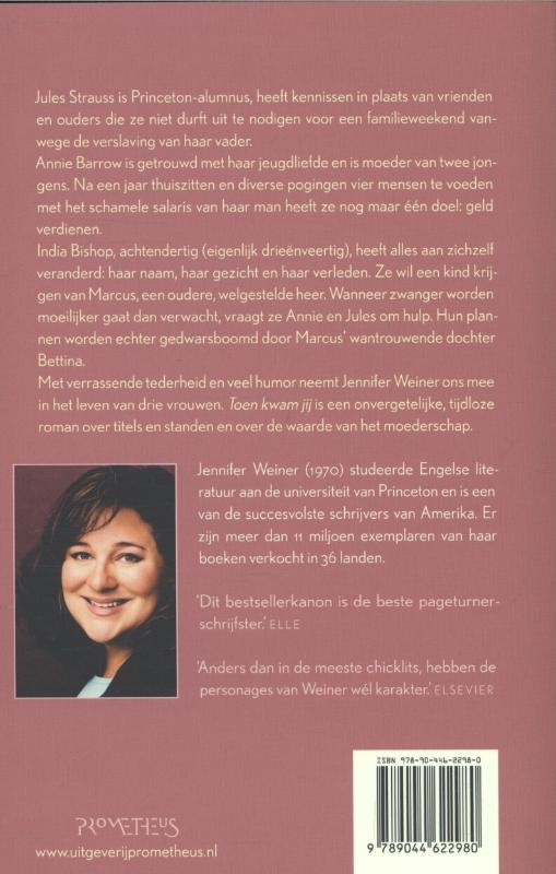 Achterkant van Toen kwam jij