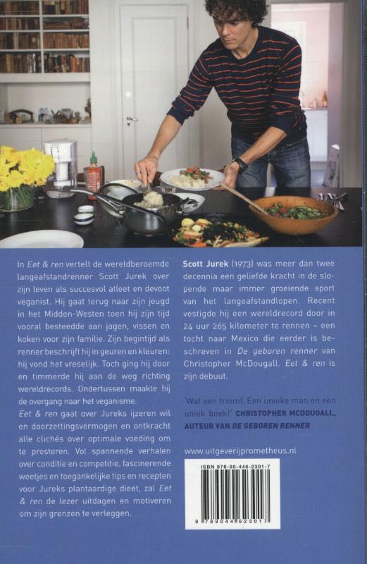 Achterkant van Eet & ren