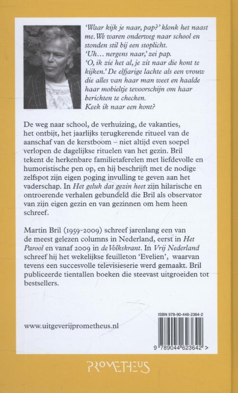 Achterkant van Het geluk dat gezin heet
