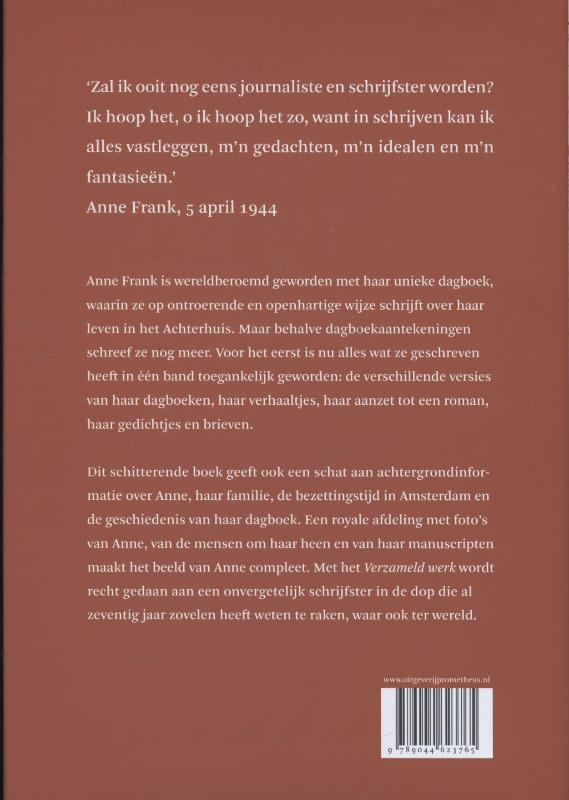 Achterkant van Verzameld werk