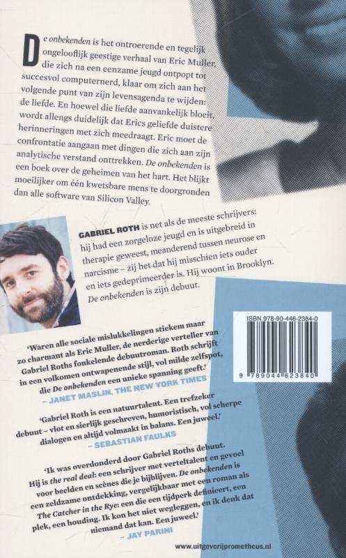 Achterkant van De onbekenden