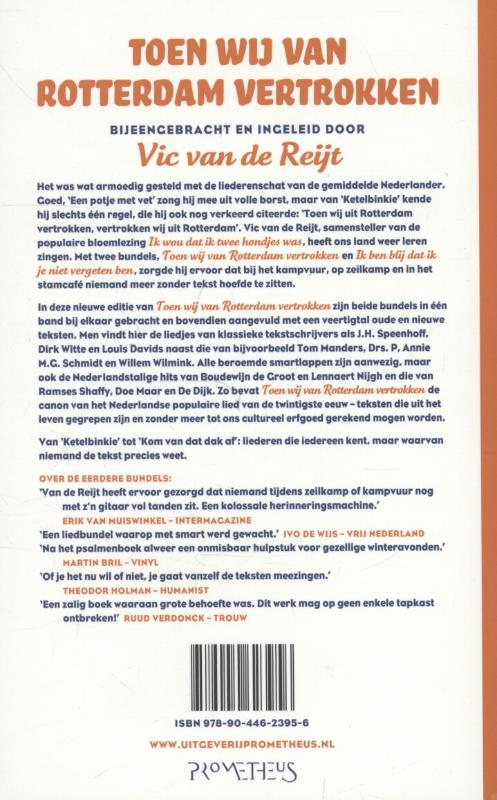 Achterkant van Toen wij van Rotterdam vertrokken