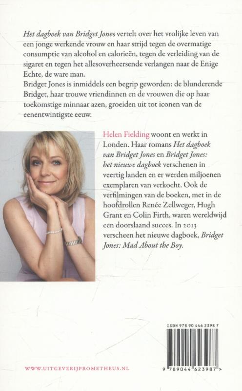 Achterkant van Het dagboek van Bridget Jones