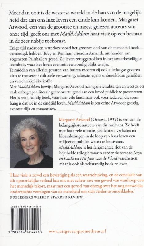 Achterkant van Maddaddam