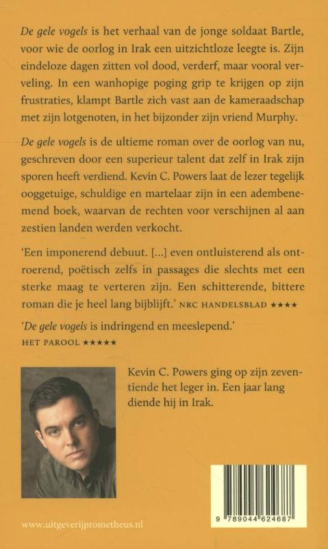 Achterkant van De gele vogels