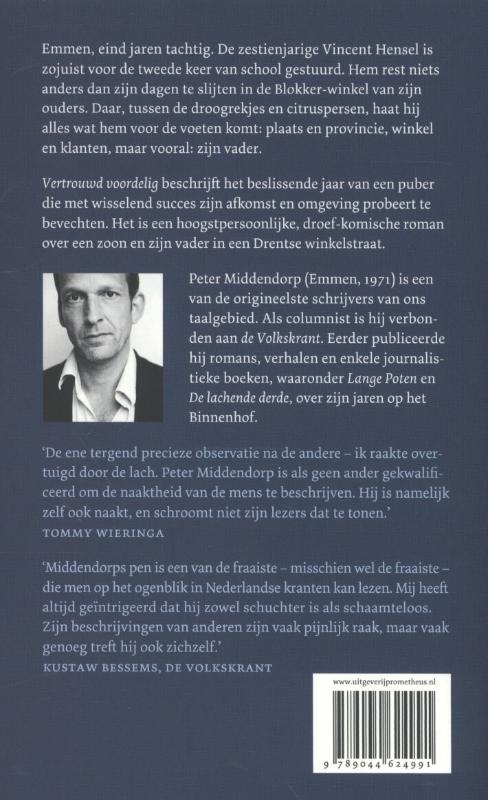 Achterkant van Vertrouwd voordelig