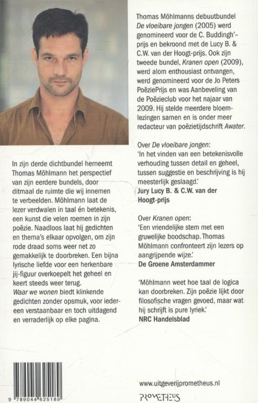 Achterkant van Waar we wonen