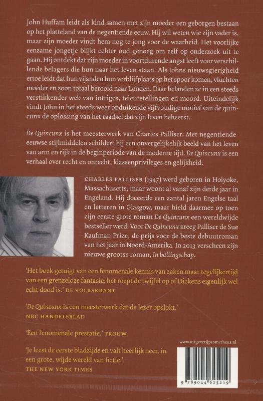 Achterkant van Quincunx