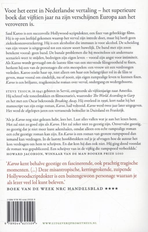 Achterkant van Karoo