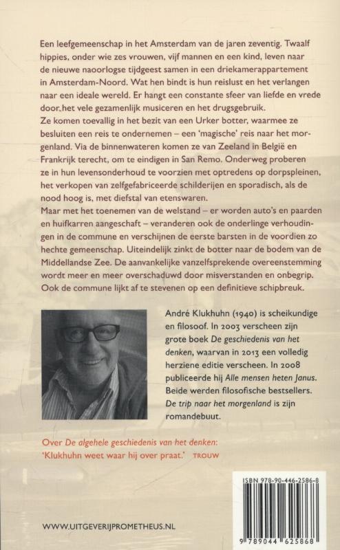 Achterkant van De trip naar het morgenland