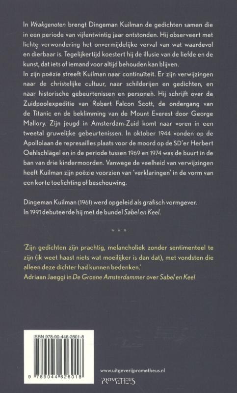 Achterkant van Wrakgenoten