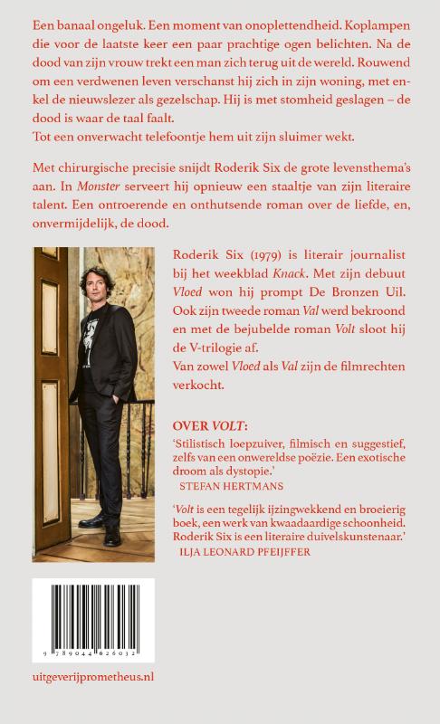 Achterkant van Monster