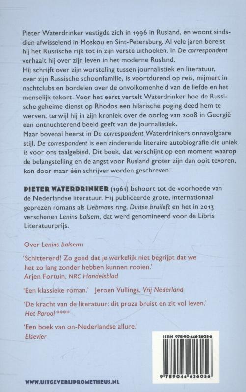 Achterkant van De correspondent
