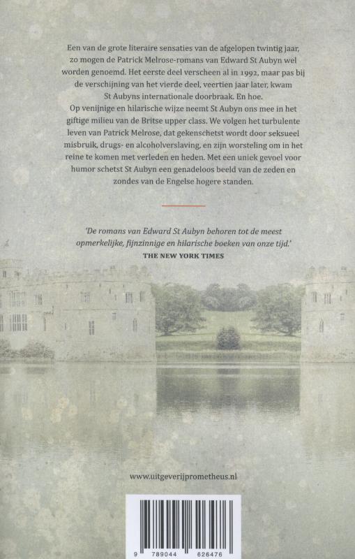 Achterkant van De Patrick Melrose-romans