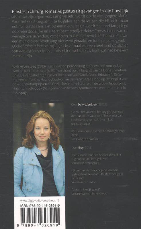Achterkant van Quarantaine