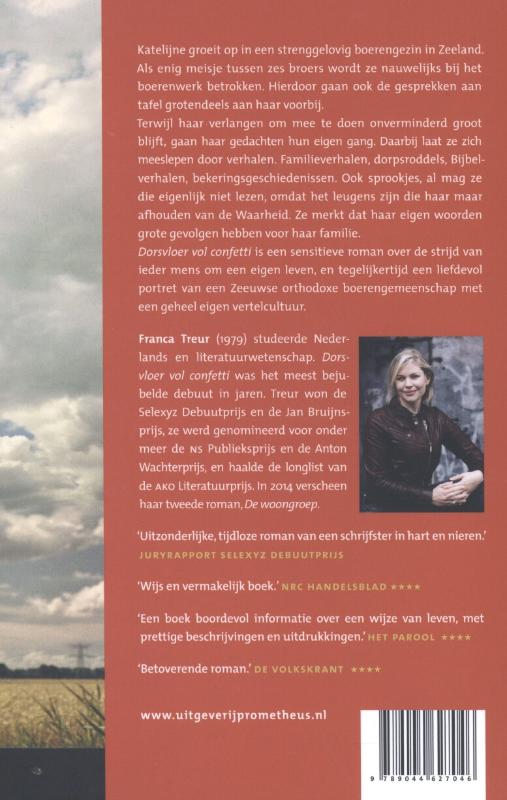 Achterkant van Dorsvloer vol confetti