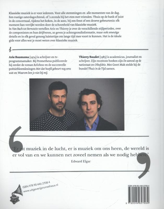 Achterkant van Van Bach tot Bernstein