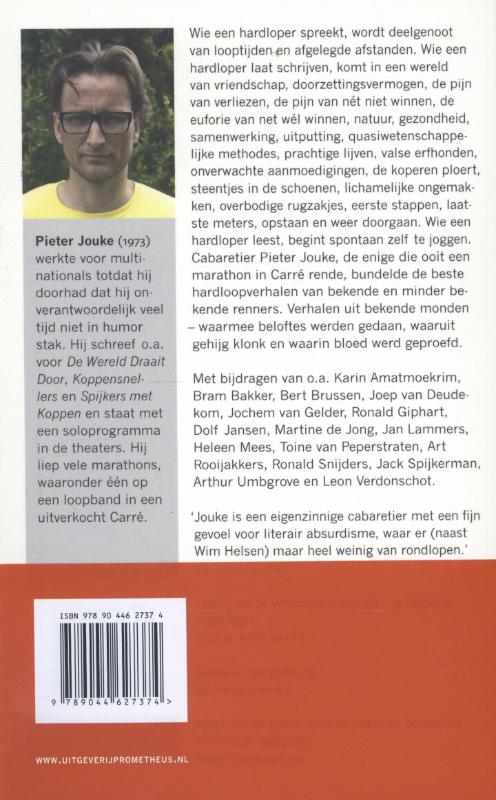Achterkant van Ik ren dus ik ben
